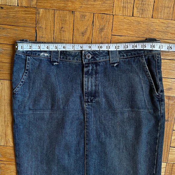 Vintage Rogan Gregory Denim Pencil Skirt - Picture 7 of 12